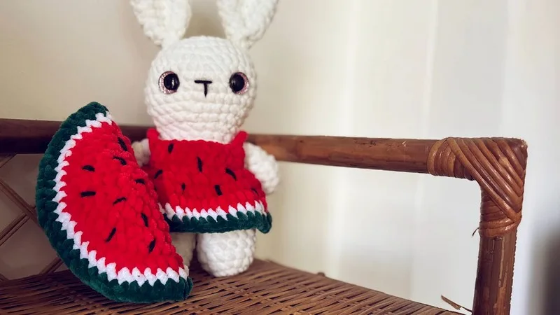No-Sew Crochet Watermelon Amigurumi: A Free 1-Hour Pattern — photo 3