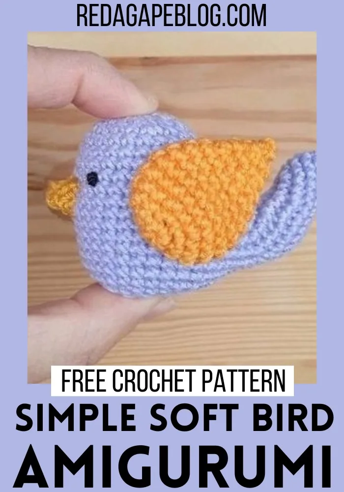 Simple Soft Crochet Bird Amigurumi — Free Beginner Pattern — photo 3