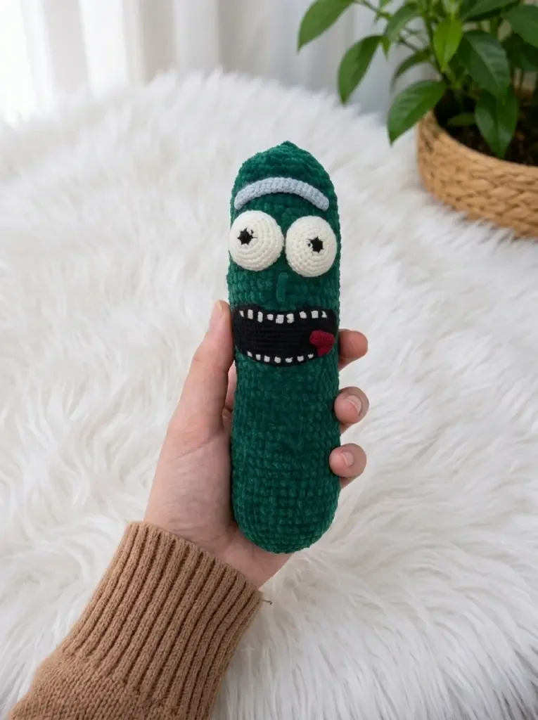 Amigurumi Pickle Rick Crochet Pattern — photo 2
