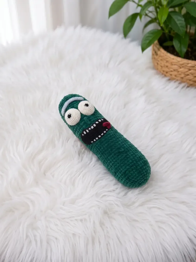 Amigurumi Pickle Rick Crochet Pattern — photo 3