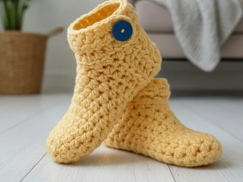 Cozy Crochet Slippers for Adults – Free Pattern for Snug Feet