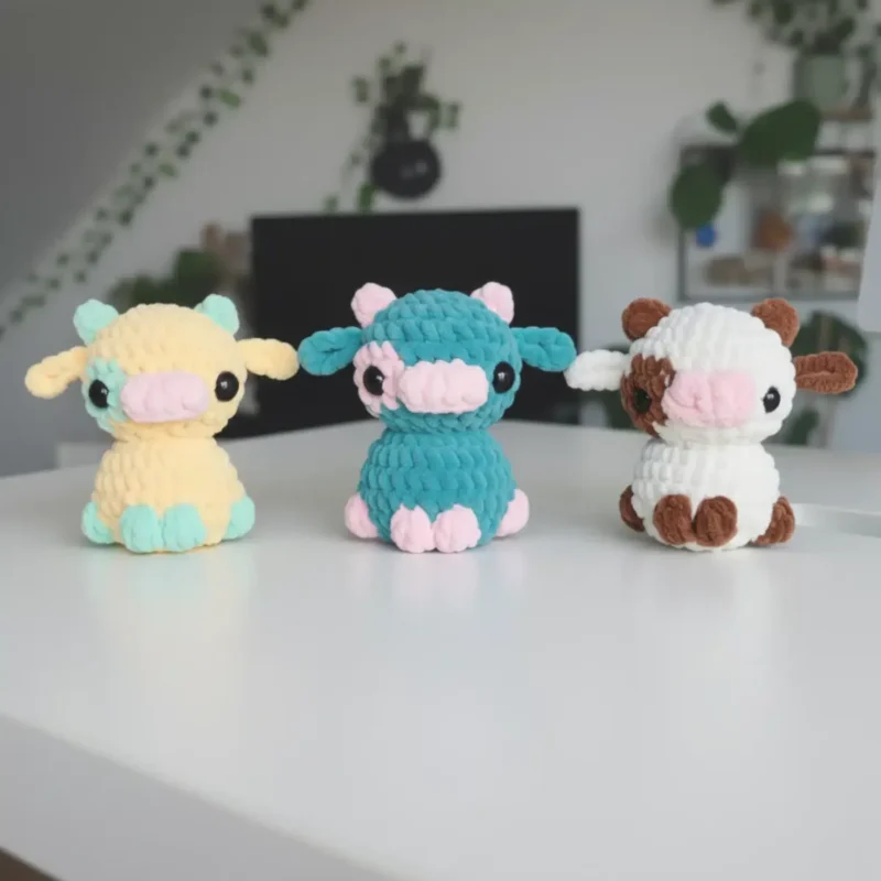 Crocheting an amigurumi nature cow, step by step — photo 2