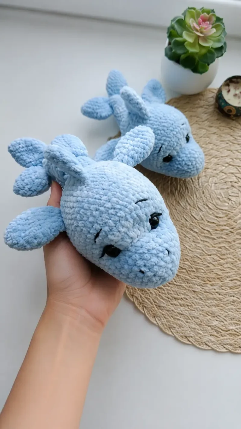 Crochet Dolphin Amigurumi Pattern: Sweet Velvet Sea Buddy — photo 2