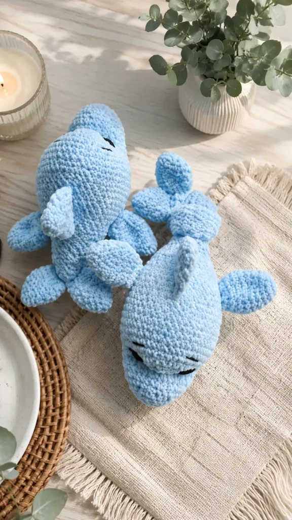 Crochet Dolphin Amigurumi Pattern: Sweet Velvet Sea Buddy