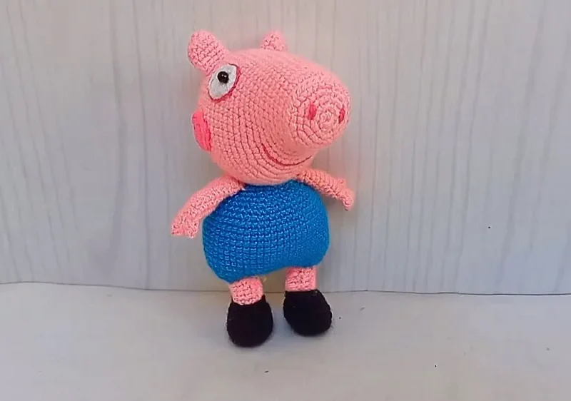 Crochet Easy George Pig Amigurumi Pattern