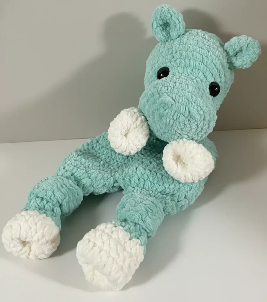 Crochet hippo lovey: a soft amigurumi baby gift