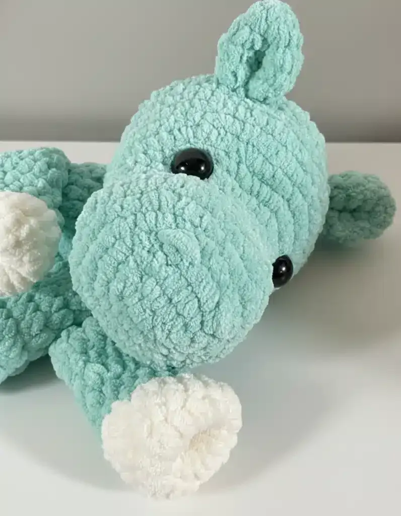 Crochet hippo lovey: a soft amigurumi baby gift — photo 3