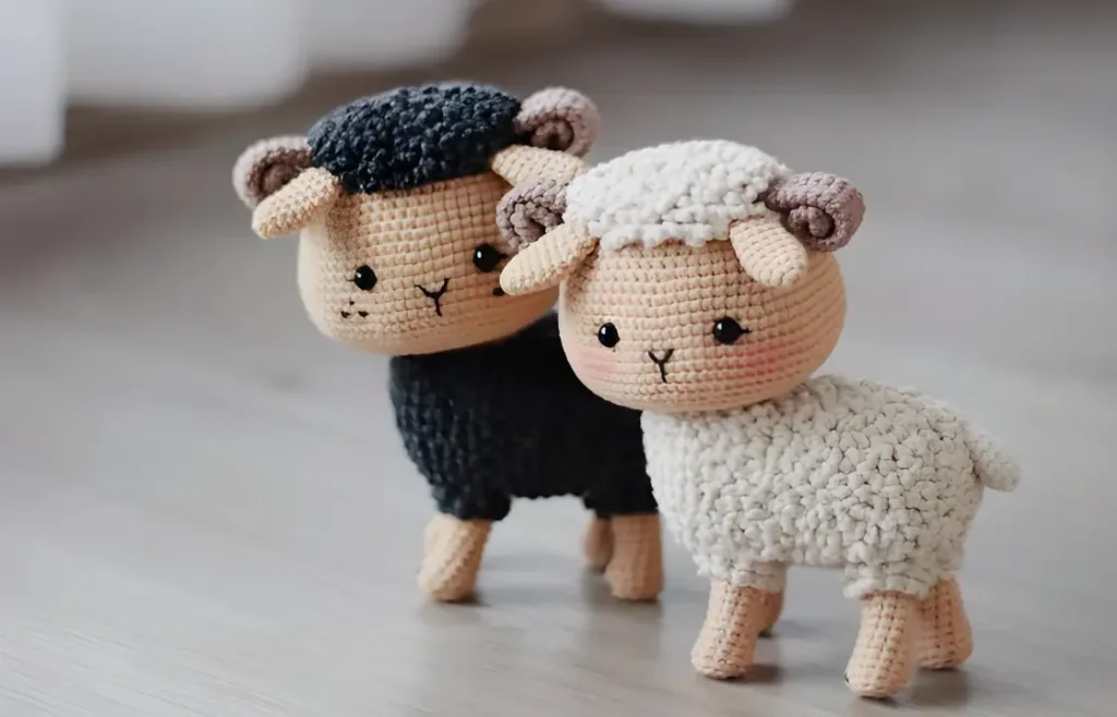 Cute Crochet Sheep Amigurumi Head Pattern