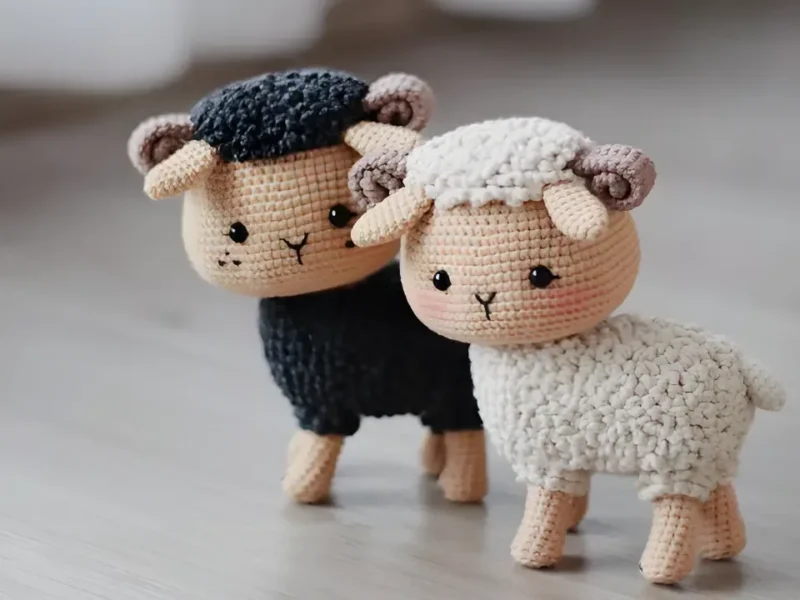 Cute Crochet Sheep Amigurumi Head Pattern