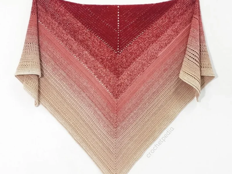 Light Shaded Juliette Shawl Crochet Pattern