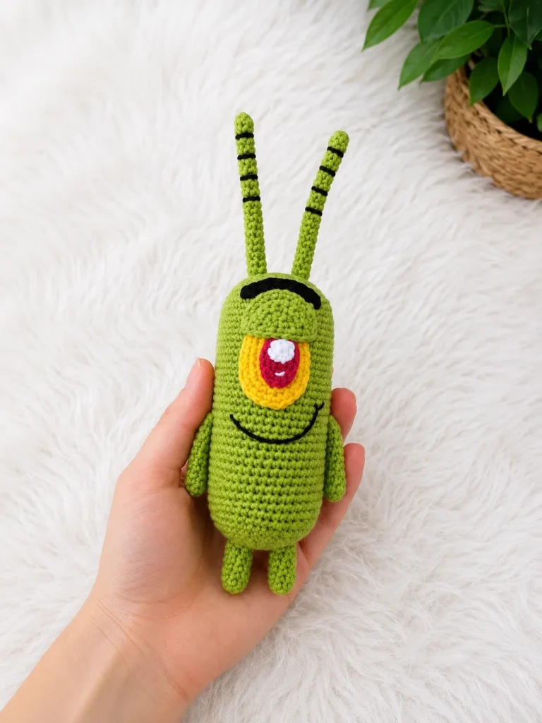 Plankton Amigurumi Pattern – Crochet This Tiny Villain