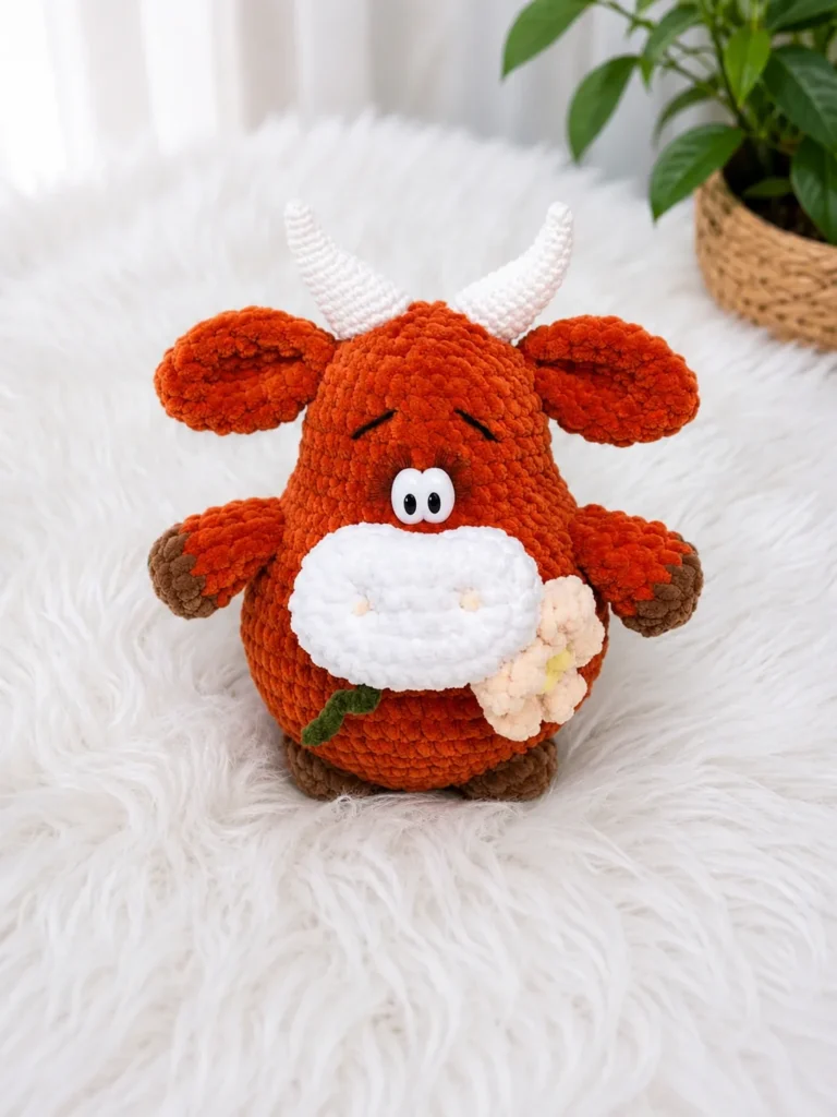 Ray the Bull Amigurumi Crochet Pattern