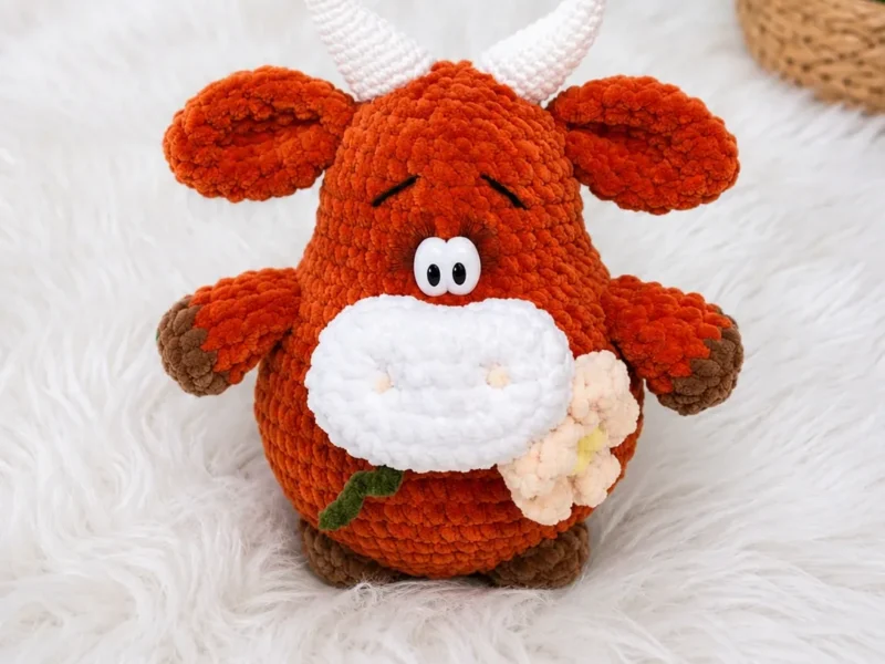 Ray the Bull Amigurumi Crochet Pattern